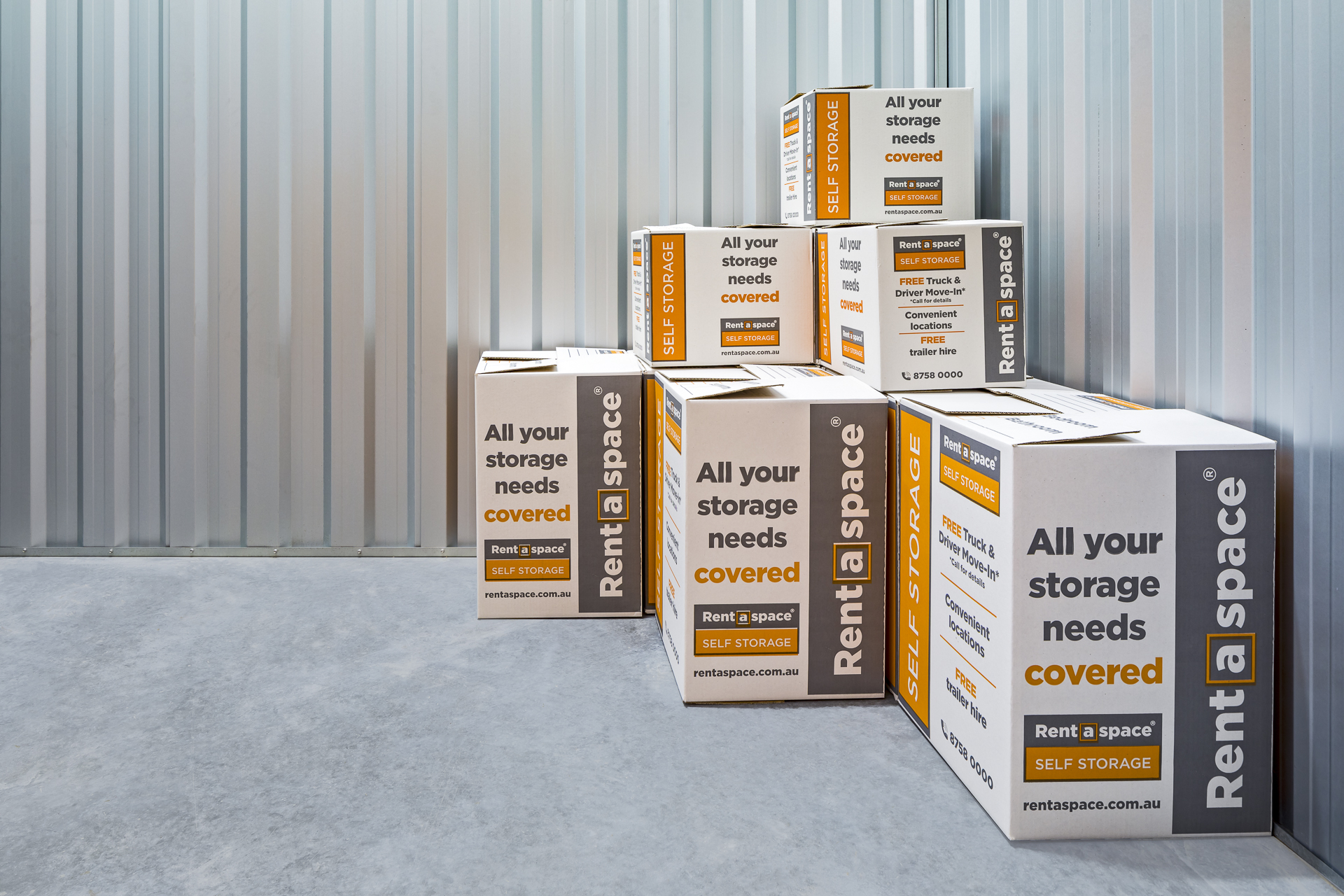 Storag companies such as Rent a Space are great choices for temporary storage during a move