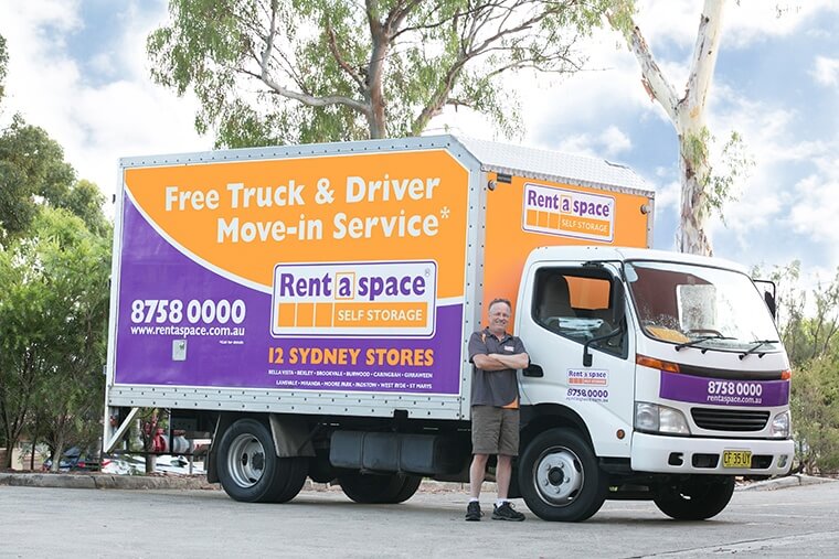 Free Truck and Driver rent a space