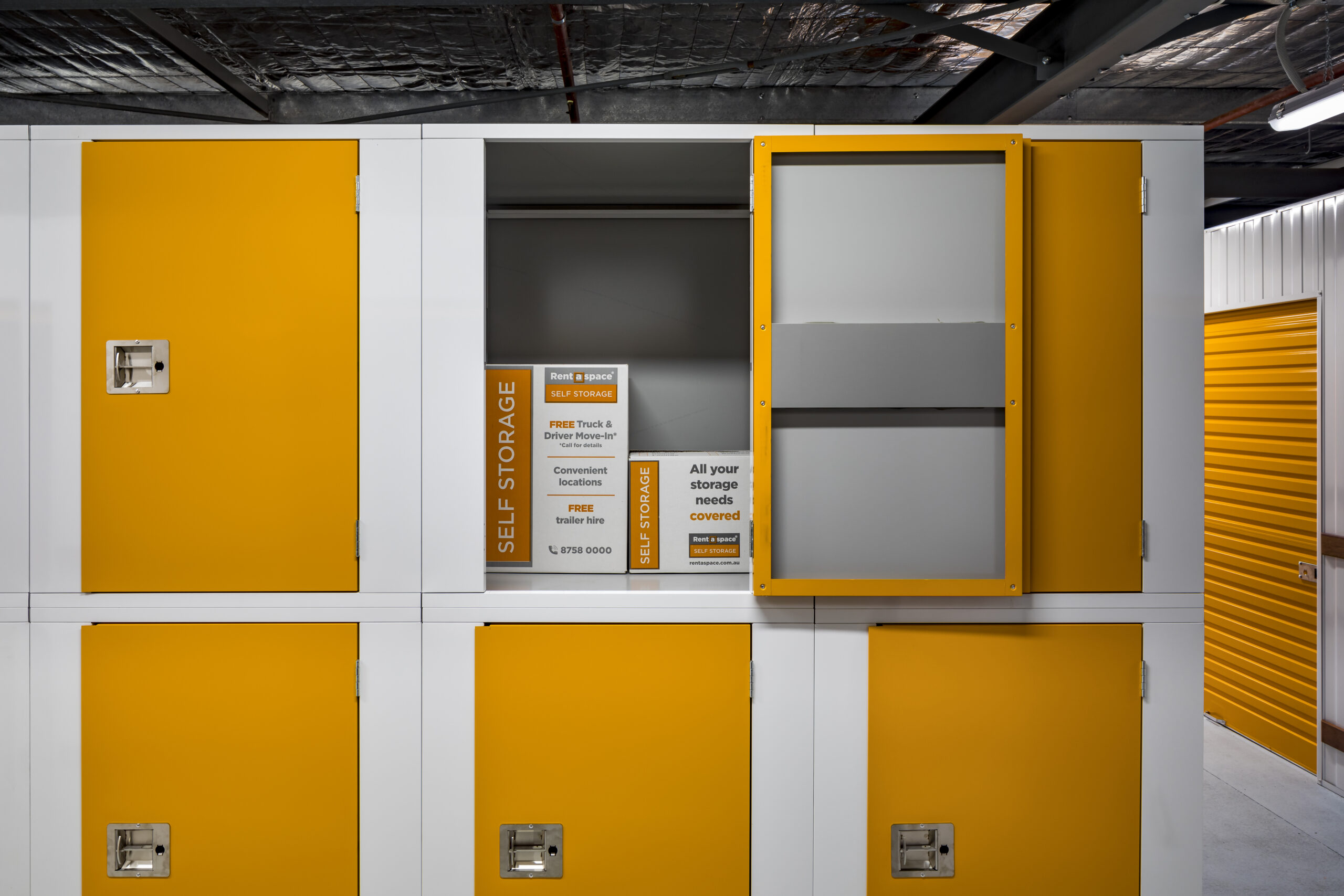 storage lockers are ideal for students