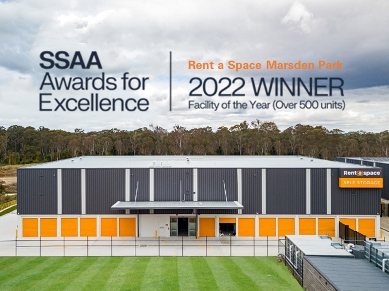 Rent a Space Marsden Park 2022 Facility of the Year