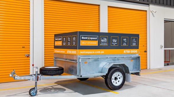 Self Storage Canberra - free trailer use at Rent a Space Queanbeyan