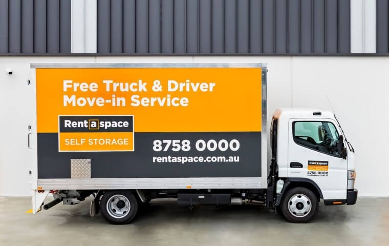 Complimentary storage move in service at Rent a Space